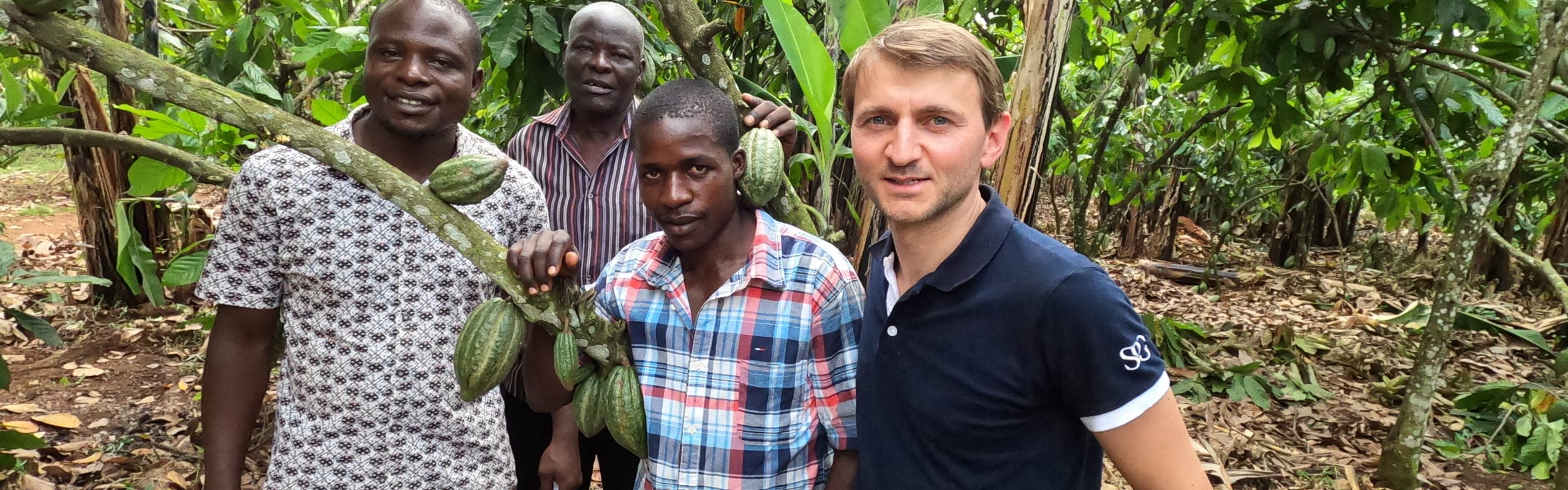 Avec Godfrey, Henry, Joseph et Fabien en Ouganda (février 2020)