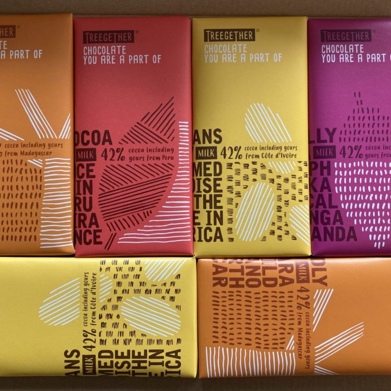 Exemple de coffret chocolat lait