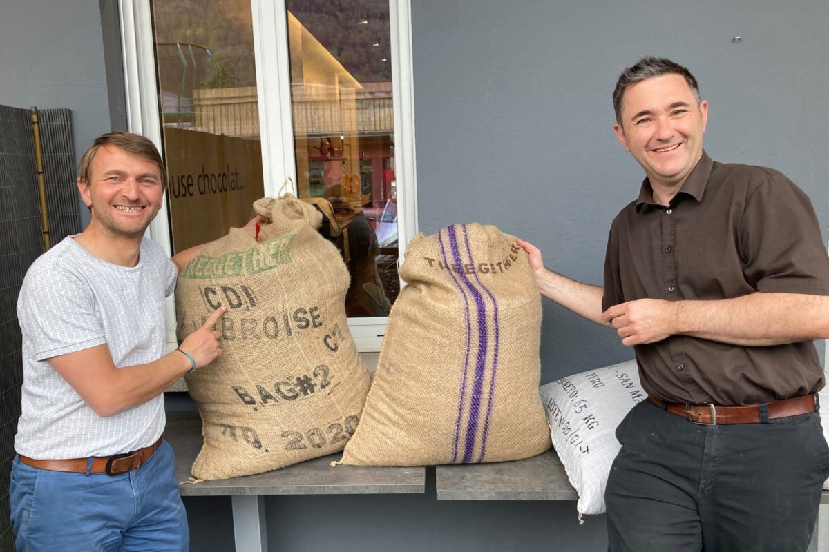 Jean Paul Raffin fabrique son chocolat bean to bar avec des fèves des producteurs Treegether